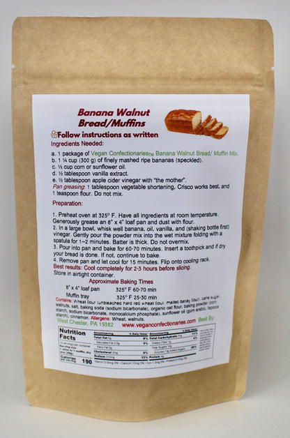 Banana Walnut Bread and Muffin Mix