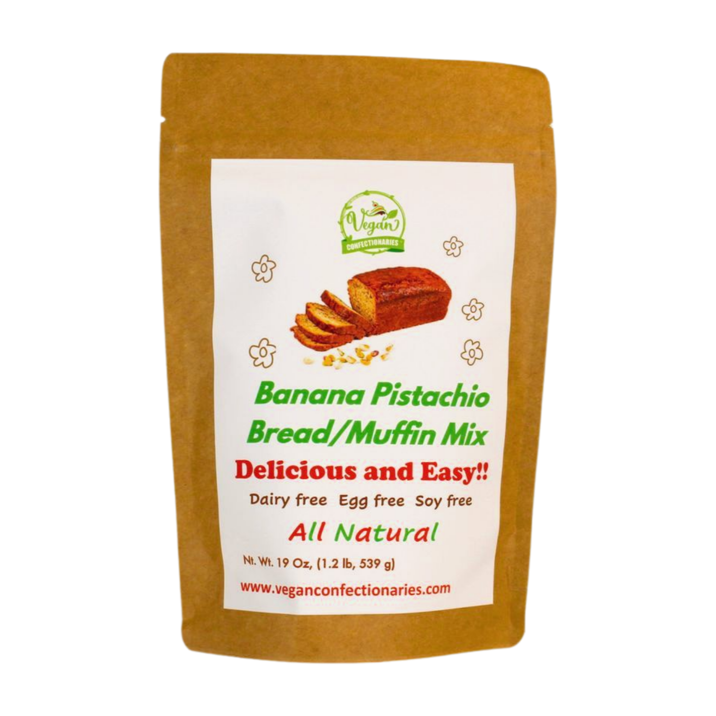 Banana Pistachio Bread and Muffin Mix